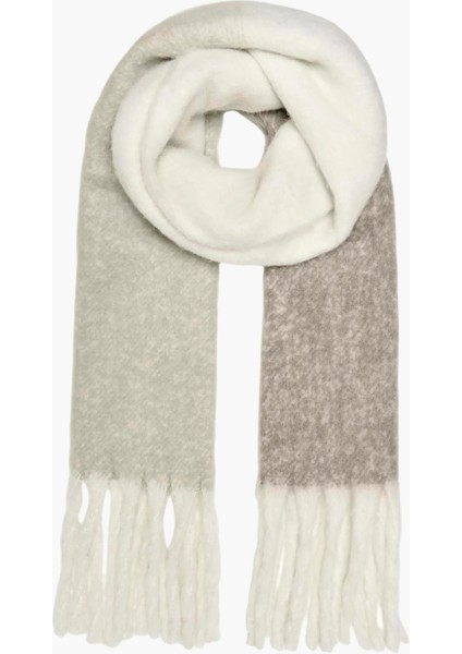 Kadın Onlbonnıe püskül Detaylı Yumuşak Dokulu Atkı 15298453 Bej