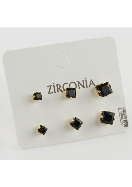 6'lı Zirkon Tek Taşlı Küpe fiyatları