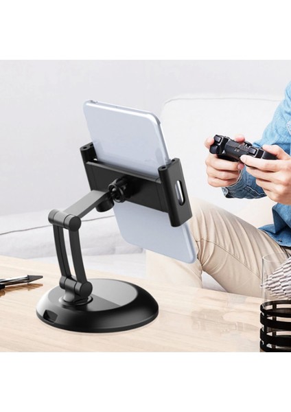 Masa Üstü 360 Derece Ayarlanabilir Tablet Tutucu Telefon Standı 6.3’’- 11 Inç’’ Masaüstü Tablet - Lisinya