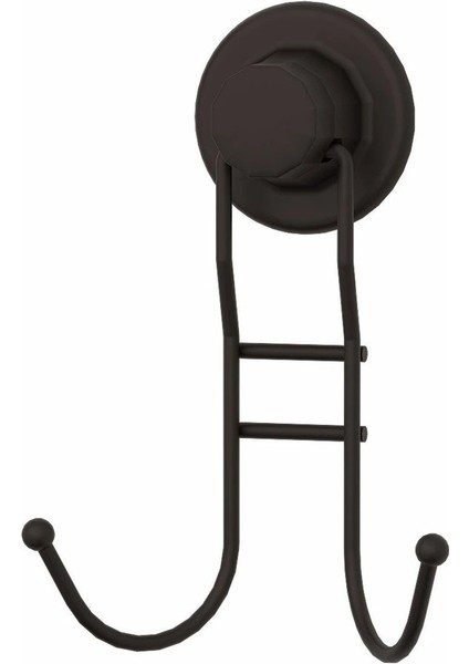 Vakumlu Banyo Tuvalet Havlu Askısı 2 Kancalı Siyah fiyatları