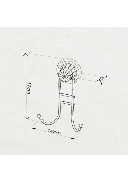 Vakumlu Banyo Tuvalet Havlu Askısı 2 Kancalı Siyah modelleri