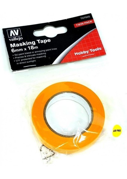 T07005 Maskeleme Bantı (6 MMX18 Metre), 2 Adet fiyatları