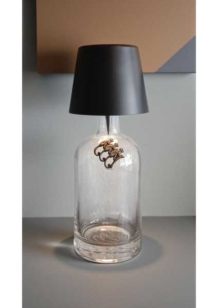 Şişeye Takılabilir Şarjlı Masa Lambası