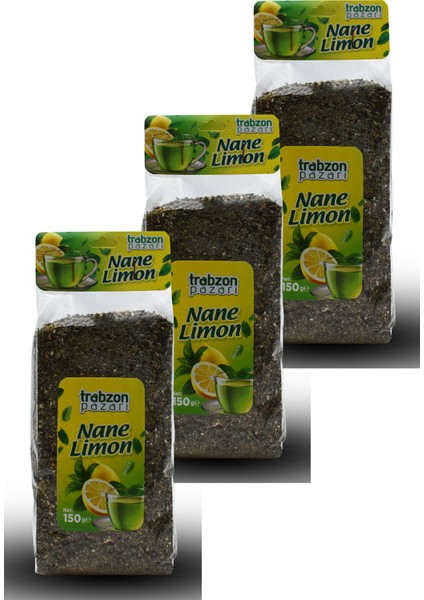 Doğal Nane Limon Çayı 3X150 gr