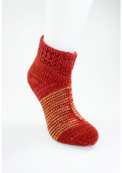 2 Çift El Örgüsü Kışlık Şık Kadın Yün Patik Set 15 fırsatları