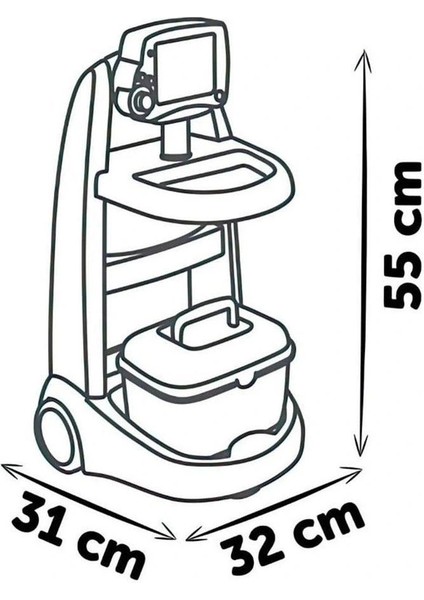760034027 Tıbbi Kurtarma Arabası -Smoby modelleri