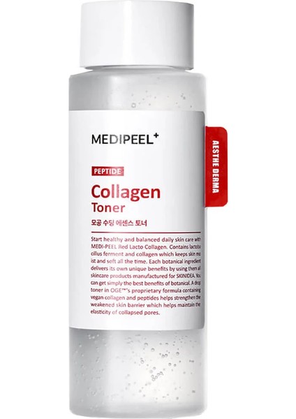 Medıpeel Red Lacto Collagen Soothing Essence Toner 200 ml Kollajen ve Peptidler Içeren Rahatlatıcı Toner