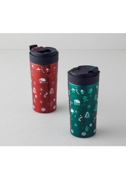 Çelik Mug Termos 330 ml Sıcak Soğuk Sızdırmaz Özel Tasarım Uzun Süre Sıcak Soğuk Korumalı Kırmızı fiyatları