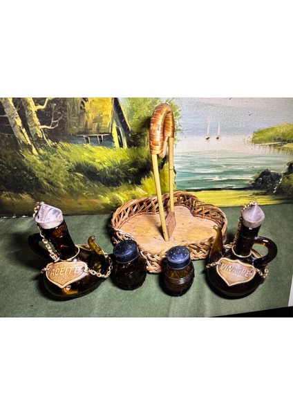 Yağlık Sirkelik Seti Toplam Yükseklik 21 cm