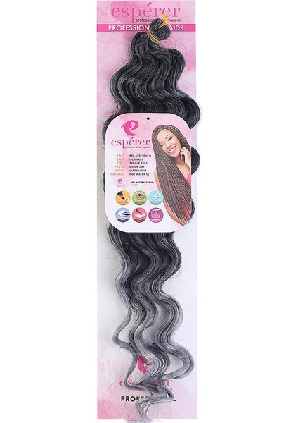 Su Dalgası Saç / Gri Ombreli modelleri