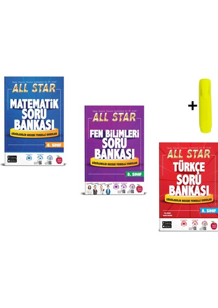 Newton 8.sınıf Matematik Fen Türkçe Soru Bankası Seti