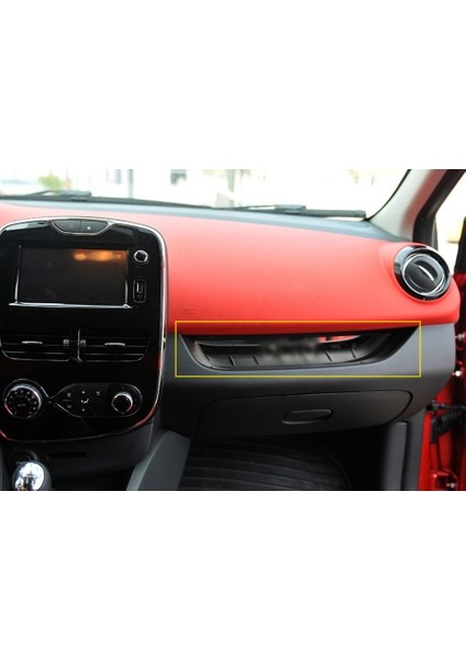 Renault Clio-4 HB / SW Uyumlu Ön Konsol Çıtası Krom 2012 - 2019 Arası Modeller İçin modelleri