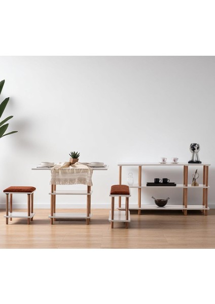 Pia Yemek Odası Takımı Beyaz modelleri