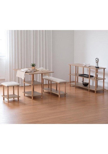 Pia Yemek Odası Takımı Ceviz