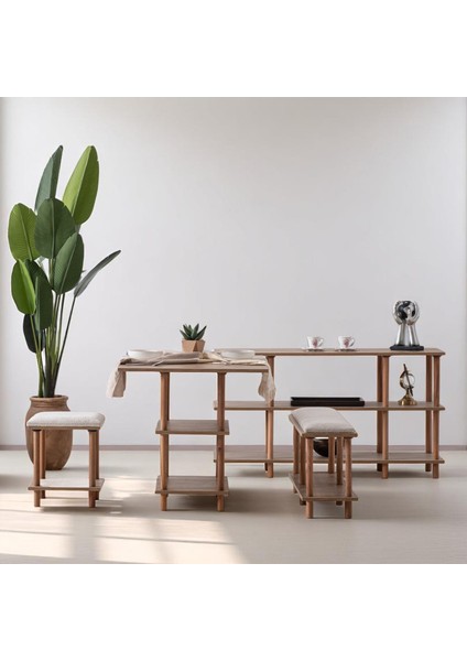 Pia Yemek Odası Takımı Ceviz fiyatları