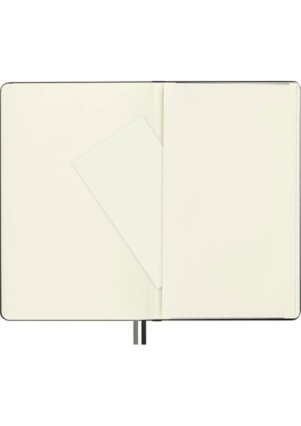 Lg Çizgisiz Kalın Siyah Defter L Boy Sert Kapak