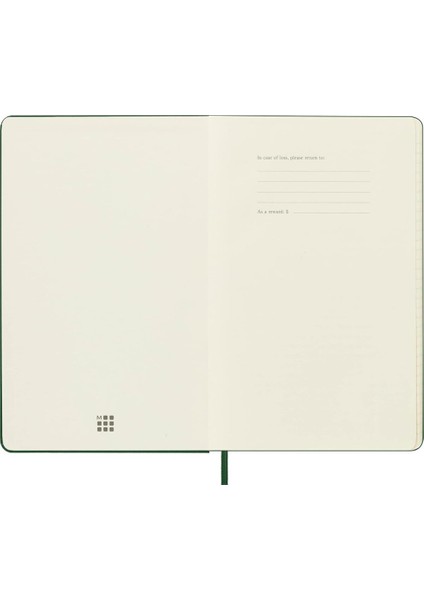 Çizgili Mersin Yeşili Defter L Boy Sert Kapak indirimleri