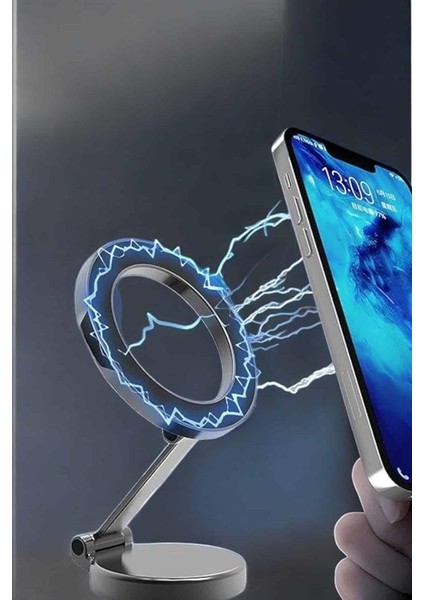 Telefon Tutucu Tüm Arabalara Uyumlu Araç Içi Katlanabilir Manyetik Tasarım - T692G878-Z55692