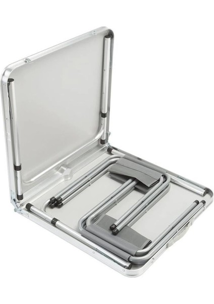 Taburesiz Katlanabilir Piknik Masası Teleskopik Ayaklı - Füme modelleri