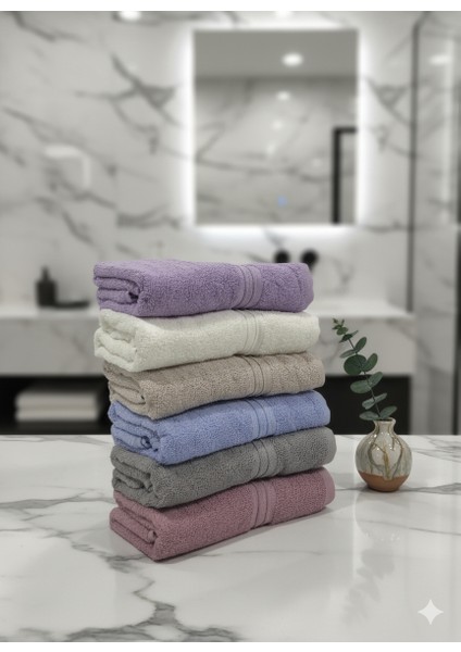 %100 Pamuklu 50X90 El & Yüz Havlusu | Hızlı Kuruyan, Yüksek Emicilik ve Yumuşak Doku