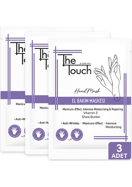 El Bakım Maskesi - 3 Adet