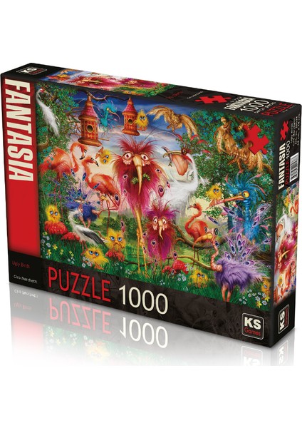 KS Ugly Birds 1000 Parça Puzzle