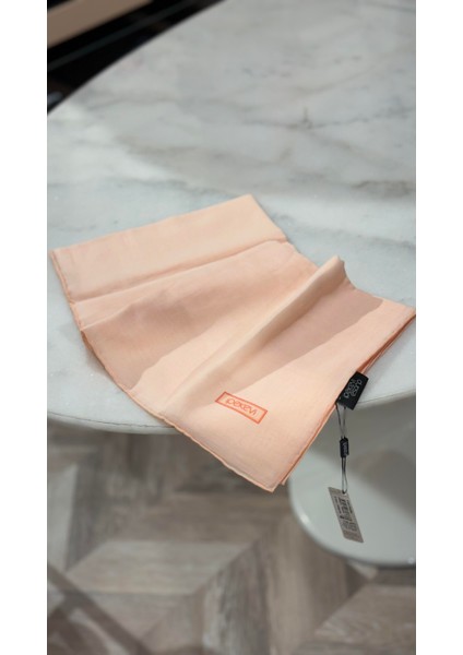 Ipekevi Düz Pamuk Eşarp Pudra