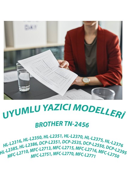 Brother TN-2456 MFCL2716DW L2751DW L2771DW Muadil Toner fiyatları