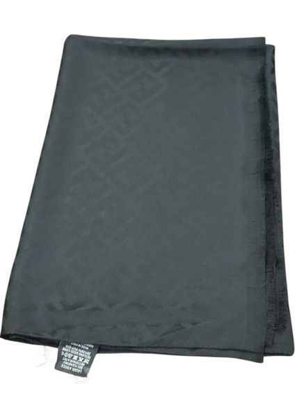 F Desen Mat Ipek Jakarlı Şal Siyah fırsatları