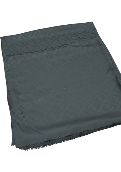 F Desen Mat Ipek Jakarlı Şal Siyah indirimleri