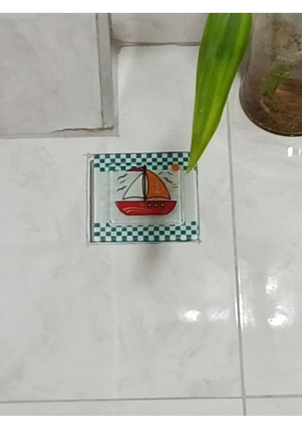 Cam Banyo Gideri Süsü 97 mm x 97 mm Dekoratif Gider Kapağı modelleri