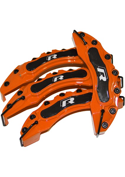 Turuncu R 4'lü Kaliper Seti Yapıştırma Logolu modelleri