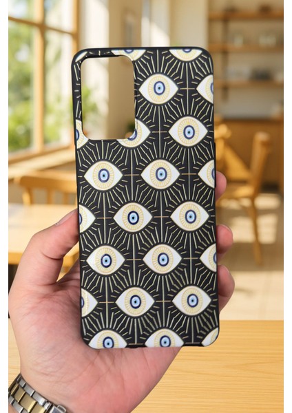 Oppo A16 Uyumlu Evıl Eye Desenli Silikon Darbe Emici Klasik Korumalı Rubber Kılıf fiyatları