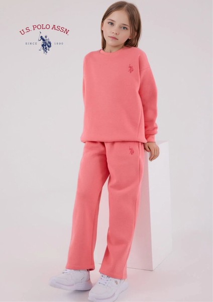 Kız Çocuk Pamuklu Eşofman Takımı L1.USP.230.1.001