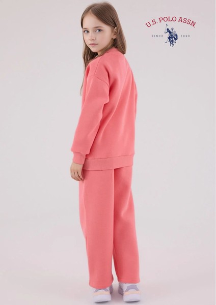 Kız Çocuk Pamuklu Eşofman Takımı L1.USP.230.1.001