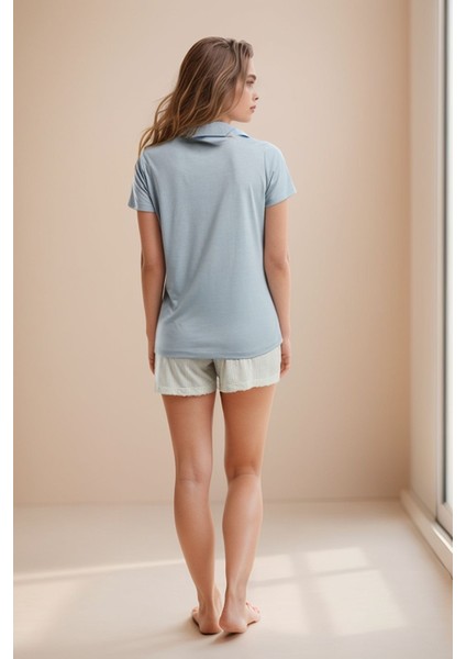 Kadın Giyim T-Shirt & Şort Ikili Pijama Takımı Set LL.AR01.NE00.TT02 modelleri