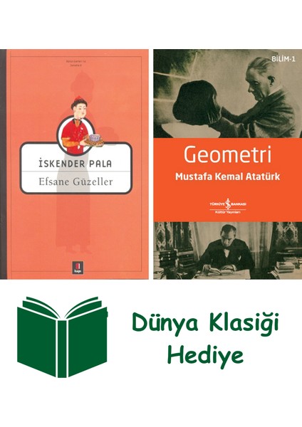 Efsane Güzeller + Geometri + Dünya Klasiği Hediye