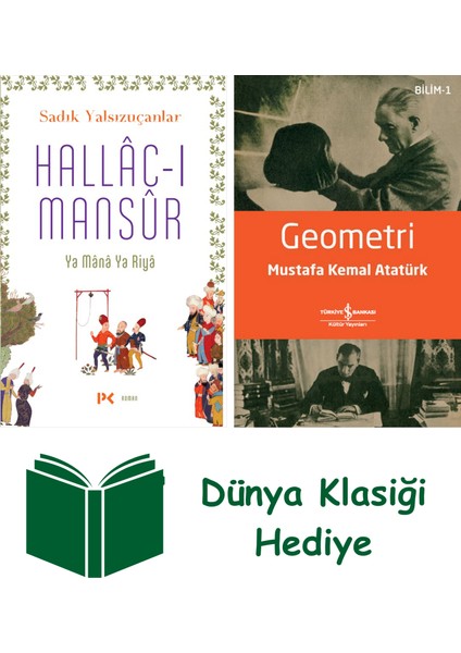 Hallâc-I Mansûr + Geometri + Dünya Klasiği Hediye