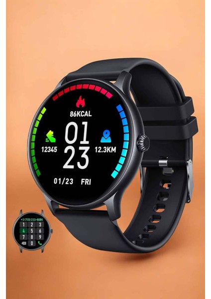 Akıllı Saat Sesli Görüşme Bluetooth Bağlantılı 3 Kordonlu - M730R581-K03730 indirimleri