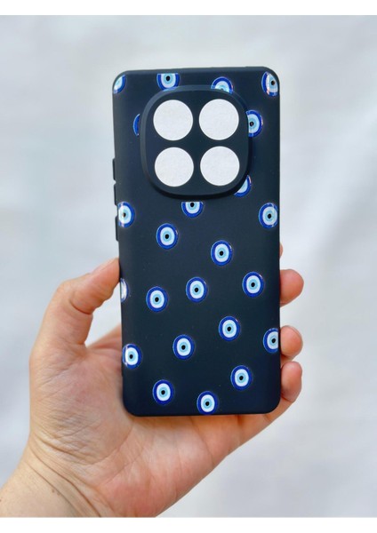 Xiaomi Redmi Note 14 Pro 5g Nazar Boncuk Desenli Silikon Darbe Emici Klasik Korumalı Rubber Kılıf fiyatları