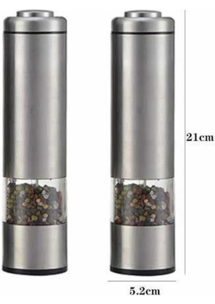 Işıklı Otomatik Tuz ve Karabiber Öğütücü Baharat Öğütücü - M919R589-K75919 modelleri