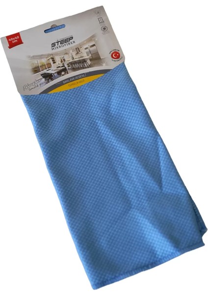 Mikrofiber 40x40 cm Baklava Desen Cam Temizlik Bezi