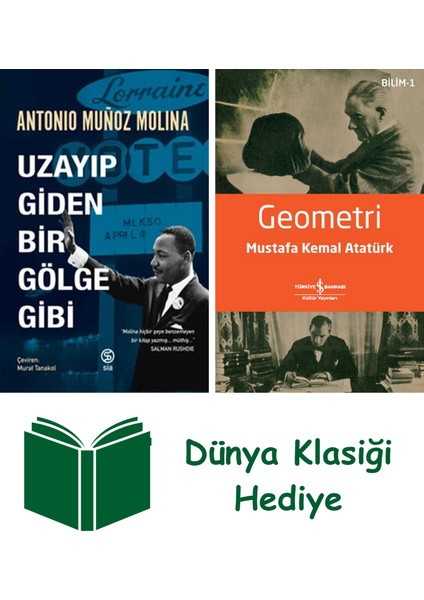 Uzayıp Giden Bir Gölge Gibi + Geometri + Dünya Klasiği Hediye