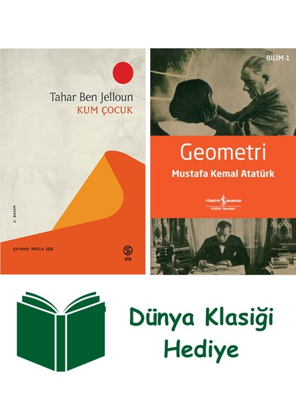 Kum Çocuk + Geometri + Dünya Klasiği Hediye