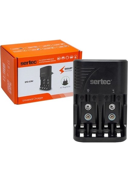 Promo Paket Varta 4 Adet Şarjlı 2600MAH Aa Kalem Pil +Sertec STC-9V Aa-Aaa Otomatik-Hızlı Pil Şarj Cihazı fırsatları