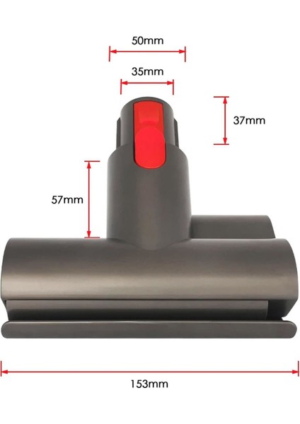 Dyson Mini Türbin Mite Başlığı - V7 V8 V10 V11 V15 Uyumlu Mite Başlık fırsatları