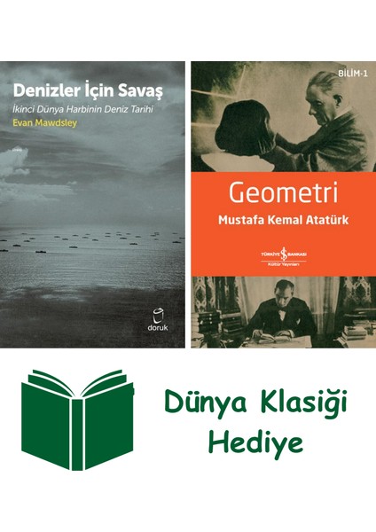 Denizler Için Savaş + Geometri + Dünya Klasiği Hediye
