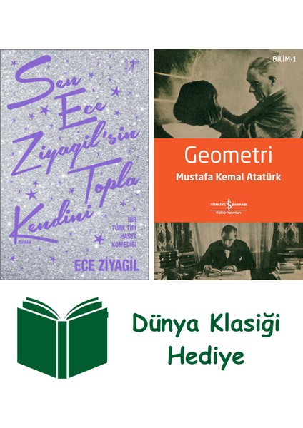 Sen Ece Ziyagil'sin Topla Kendini + Geometri + Dünya Klasiği Hediye