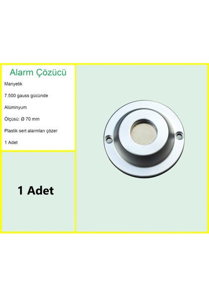 Standart Alarm Etiketi Çözücü Sökücü