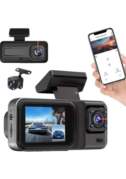 Dvr Araç Içi Kamera Ön ve Iç Kamera 2 Inç Ekranlı Çift Kamera - N266J689-M86266 indirimleri